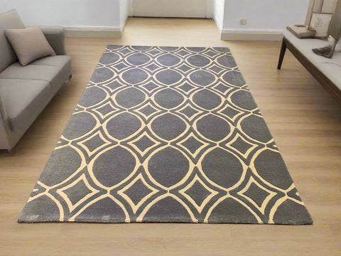 Persian-Inspired. Modern Defined. Turkish Made Rug, size 5" x 7' 6"