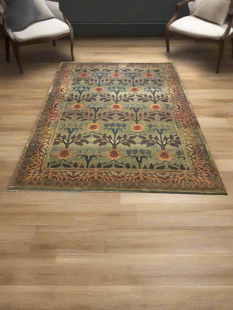 Persian-Inspired. Modern Defined. Turkish Made Rug, size 5' 3" x 7' 6"