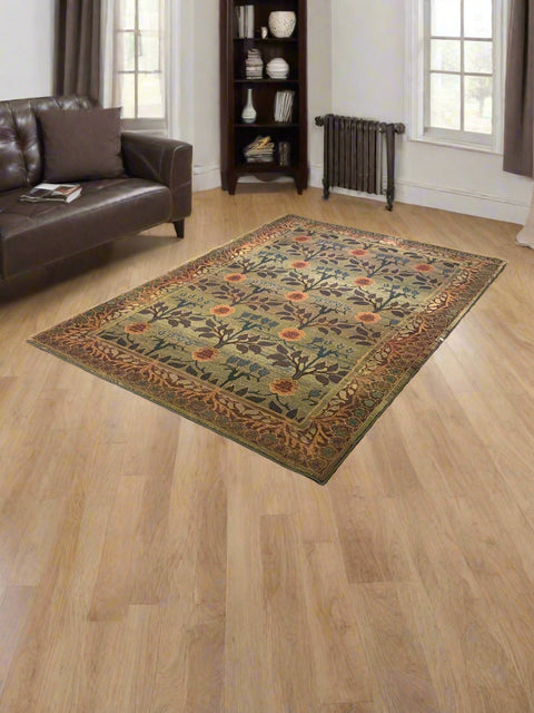 Persian-Inspired. Modern Defined. Turkish Made Rug, size 5' 3" x 7' 6"