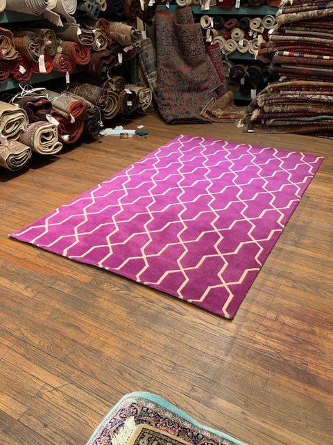 Persian-Inspired. Modern Defined. Turkish Made Rug, size 5" x 8"