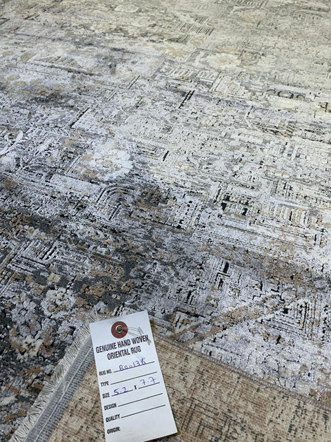 Persian-Inspired. Modern Defined. Turkish Made Rug, size 5' 2" x 7' 7"