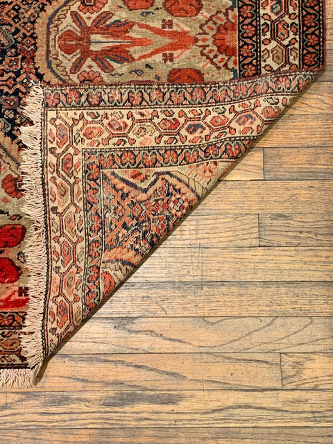 Timeless Beauty, Woven by Hand. Antique Persian Labar Kirman Rug, size 4' 3" x 6' 3" (F)