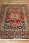 Timeless Beauty, Woven by Hand. Antique Persian Sarouk  Rug, size 4' 3" x 6' 2"(F)