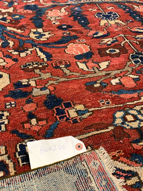Timeless Beauty, Woven by Hand. Antique Persian Bakhtiar Rug, size 4' 5" x 6' 6"  (F)