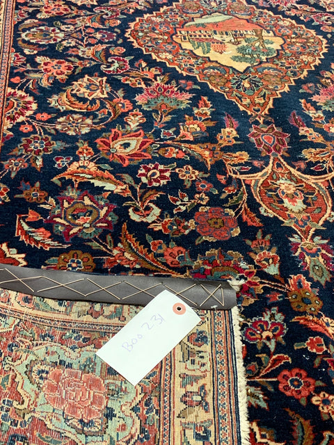Timeless Beauty, Woven by Hand. Antique Persian Kashan Rug, size 4' 3" x 7" ( F)