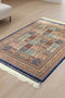Exquisite 100% Silk Persian Design Rug – Elegant and Luxurious, size 4" x 6" (H)