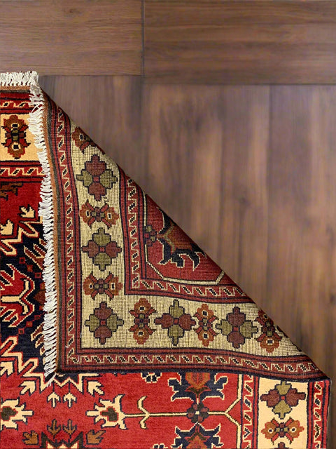 Terkaman Tribal Afghan Oriental Rug, size 4' 2" x 6' 6"