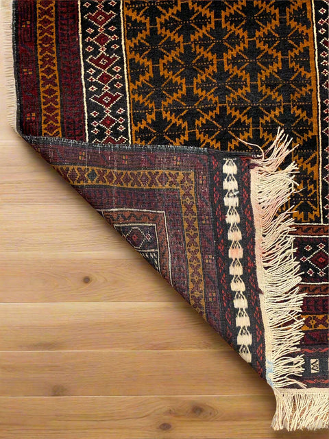 Terkaman Tribal Baluch Oriental Rug; 2' 9" x 4' 7" (A) prayer