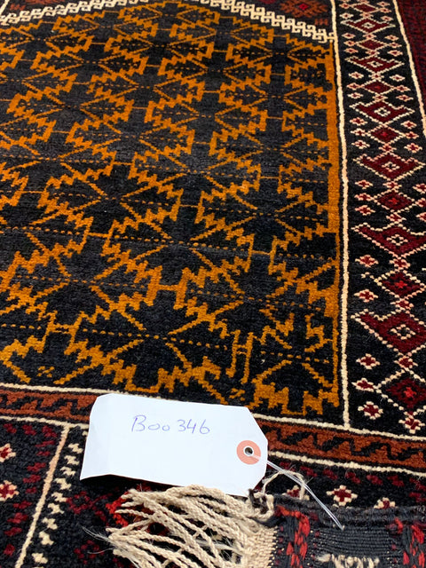 Terkaman Tribal Baluch Oriental Rug; 2' 9" x 4' 7" (A) prayer