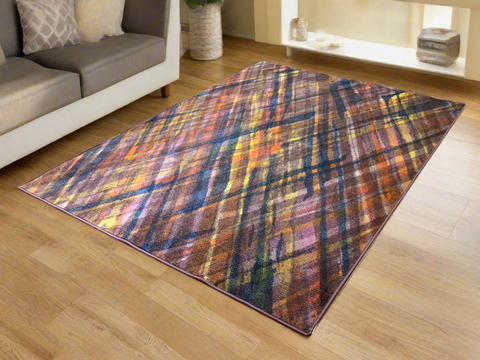 Persian-Inspired. Modern Defined. Turkish Made Rug, size 5' 3" x 7' 4" (O) machine