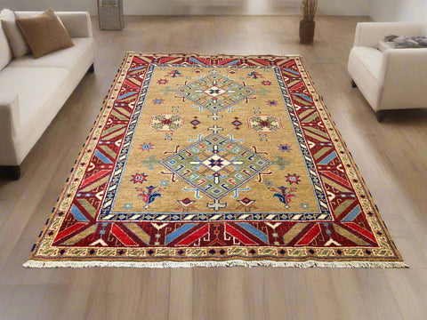 Sultanabad 100% wool Hand Made Rug - size 5' 8" x 7' 10" (P)