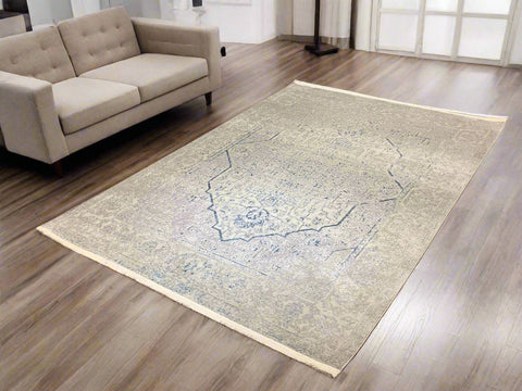 Persian-Inspired. Modern Defined. Turkish Made Rug, size 5' 2" x 7' 8" (O) machine