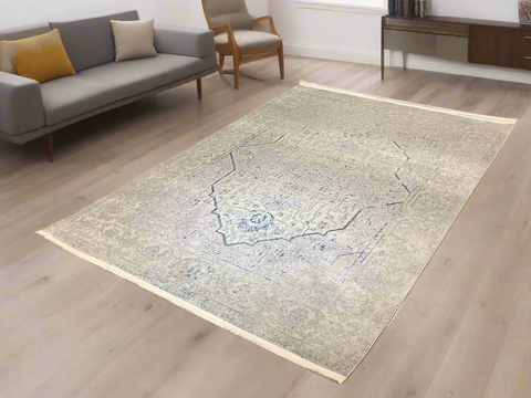 Persian-Inspired. Modern Defined. Turkish Made Rug, size 5' 2" x 7' 8" (O) machine