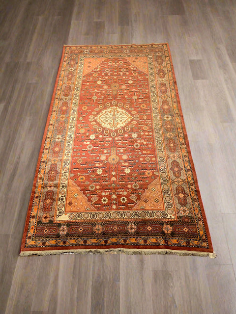 Antique Khotan Samarkand Rug, circa 1910's, size 6' 2" x 10' 8"