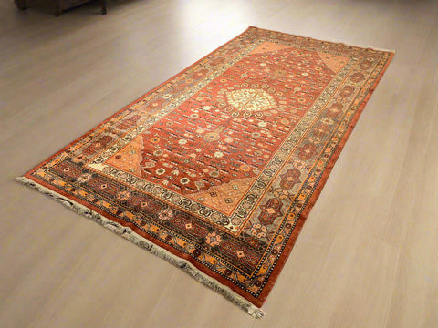 Antique Khotan Samarkand Rug, circa 1910's, size 6' 2" x 10' 8"