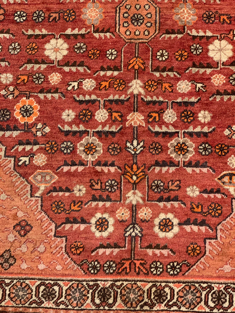 Antique Khotan Samarkand Rug, circa 1910's, size 6' 2" x 10' 8"