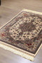 Exquisite 100% Silk Persian Design Rug – Elegant and Luxurious, size 3" x 5" (H)