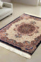 Exquisite 100% Silk Persian Design Rug – Elegant and Luxurious, size 3" x 5" (H)