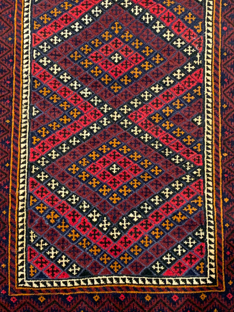 Terkaman Tribal Baluch Oriental Rug; 2' 9" x 4' 6" (A)