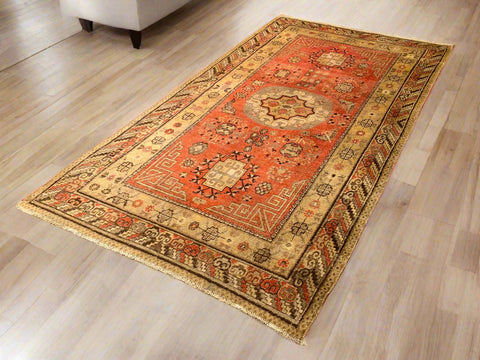 Antique Khotan Samarkand Rug, circa 1910's, size 4' 9" x 9'