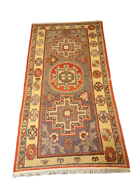 Antique Khotan Samarkand Rug, circa 1910's, size 4" x 8"