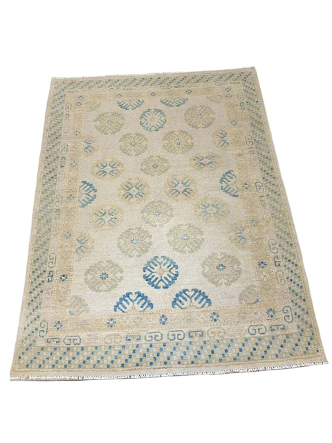 Khotan Pomegranate design Oriental Rug, size 5" x 6' 9"(D)