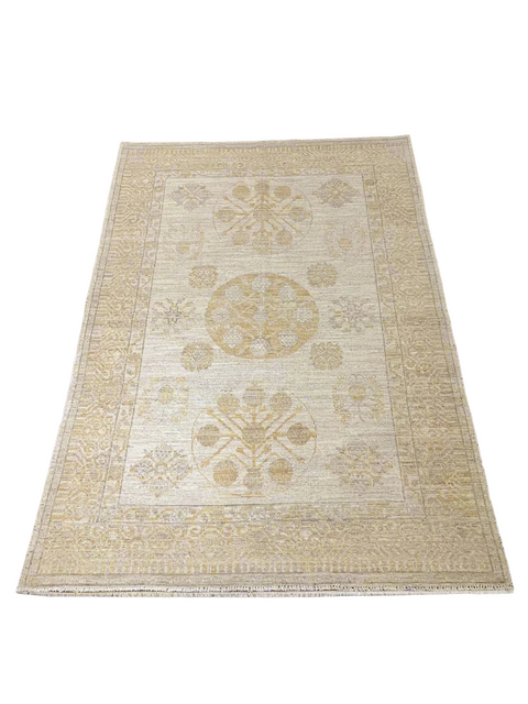 Khotan Pomegranate design Oriental Rug, size  5" x 7' 2"(D)