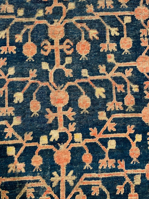 Antique Khotan Samarkand Rug, circa 1910's, size 5" x 9"