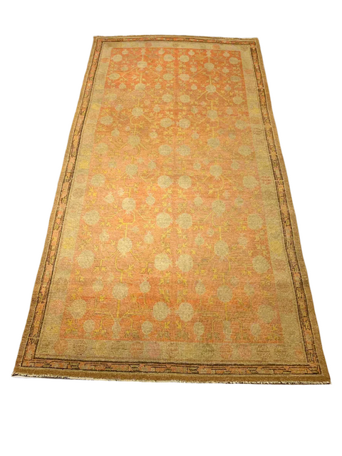 Antique Khotan Samarkand Rug, circa 1910's, size 5' 1" x 9' 10"