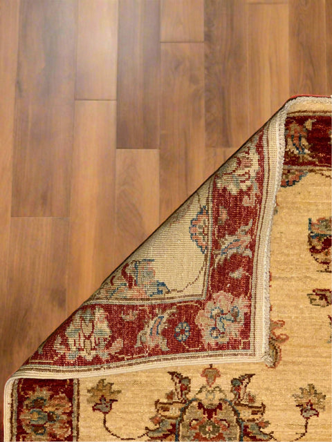 Hand-Knotted Sultanabad Vegetable-Dyed Wool Rug, 2" x 4' 9" (K)