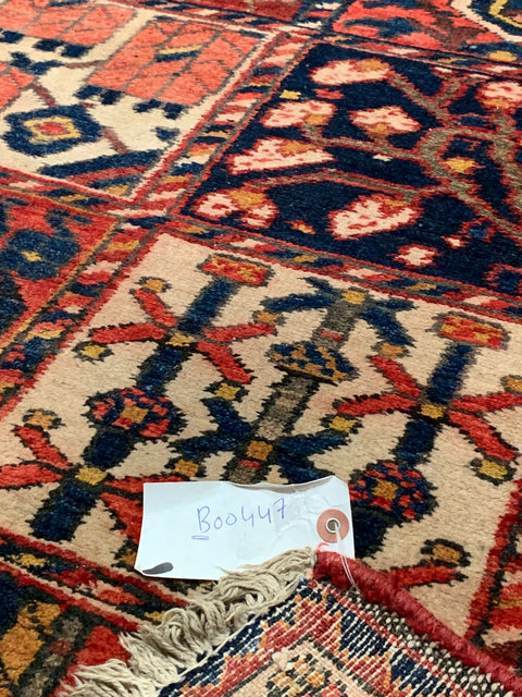 Timeless Beauty, Woven by Hand. Antique Persian Bakhtiar Rug, size 5' 3" x 10' 4"
