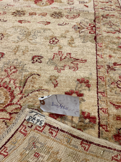 Hand-Knotted Sultanabad Vegetable-Dyed Wool Rug, 2' 8" x 9' 9" (K)