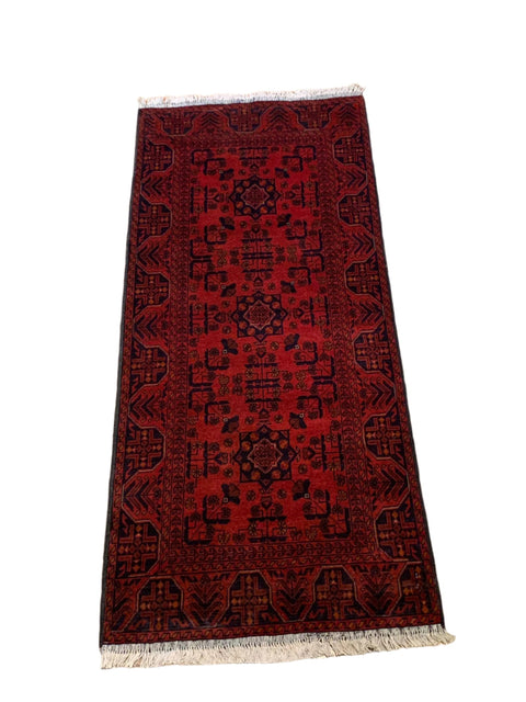Terkaman Tribal Afghan Oriental Rug, size 2' 9" x 6' 2"  (C)