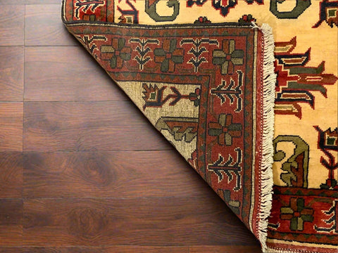 Terkaman Tribal Afghan Oriental Rug, size 3" x 9' 7"  (Q)