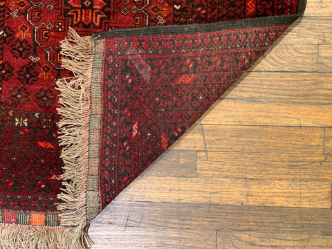 Terkaman Tribal Afghan Oriental Rug, size 3" x 9' 7"  (C)