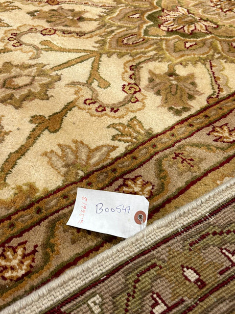 Sultanabad 100% wool Hand Made Rug - size 9" x 12"  (P)