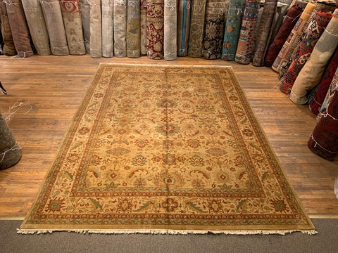Sultanabad 100% wool Hand Made Rug - size 9" x 12"  (P)