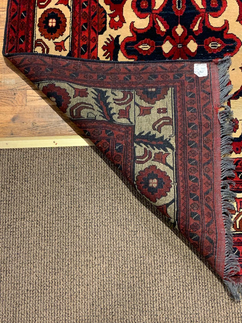 Terkaman Tribal Afghan Oriental Rug, size 9' 6"x 12' 5"  (C)