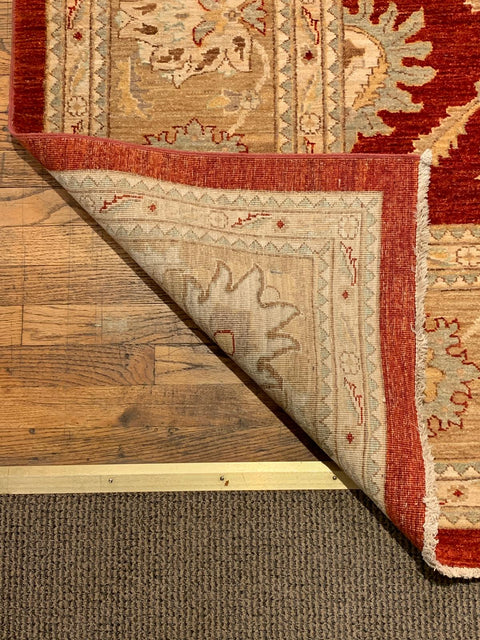 Hand-Knotted Sultanabad Vegetable-Dyed Wool Rug, 9" x 11' 8"  (K)