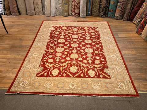 Hand-Knotted Sultanabad Vegetable-Dyed Wool Rug, 9" x 11' 8"  (K)