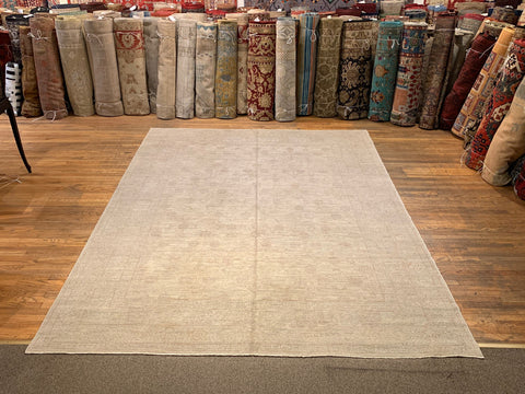 Khotan Pomegranate design Oriental Rug, size 9' 1" x 11' 10"  (D)