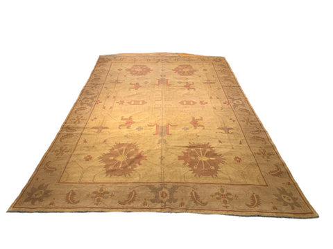 Afghan Kilim Handwoven flatweave Rug - Size 9' 8" x 14' 3"