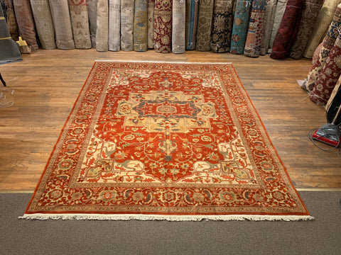 Sultanabad 100% wool Hand Made Rug - size 8' 10" x 11' 10"  (P)