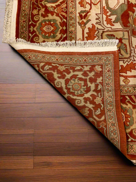 Sultanabad 100% wool Hand Made Rug - size 8' 10" x 11' 10"  (P)