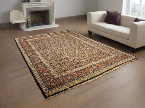 Sultanabad 100% wool Hand Made Rug - size 8' 10" x 12"  (P)