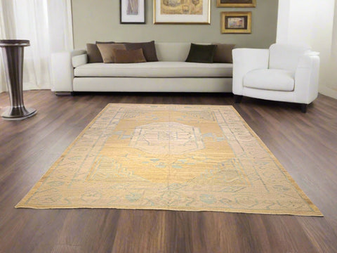 Khotan Pomegranate design Oriental Rug, size 9' 6" x 12' 3"  (D)