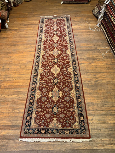 Sultanabad 100% wool Hand Made Rug - size 2' 8" x 10' 6"  (P)