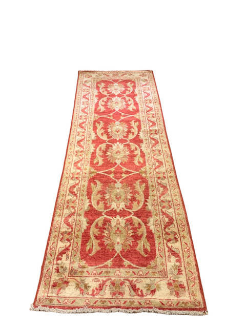 Hand-Knotted Sultanabad Vegetable-Dyed Wool Rug, 2' 8" x 8' 10" (K)