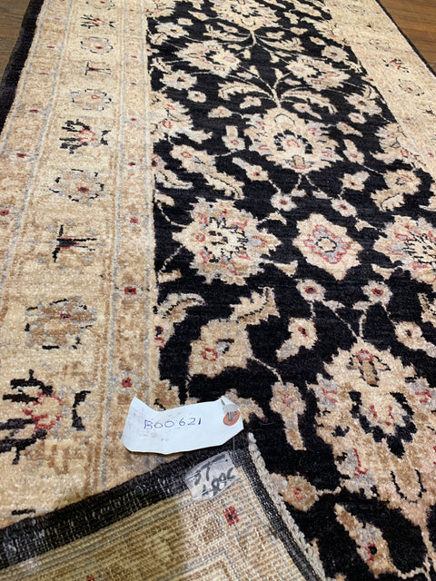 Hand-Knotted Sultanabad Vegetable-Dyed Wool Rug, 2' 7" x 9' 8"  (K)