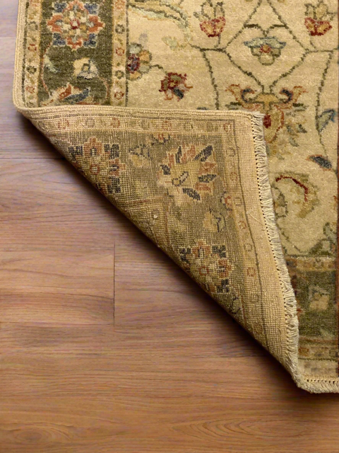 Sultanabad 100% wool Hand Made Rug - size 2' 7" x 10' 1" (P)